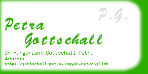 petra gottschall business card